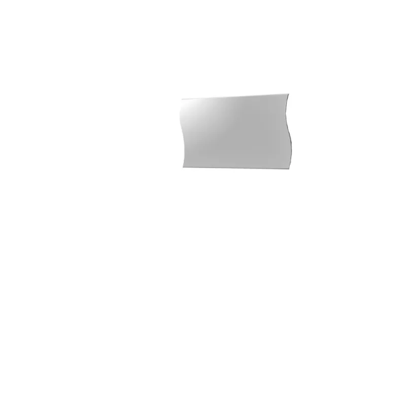 Composizione ingresso 156x185 cm Bianco Laccato Lucido design moderno con specchio e scarpiera - Mare