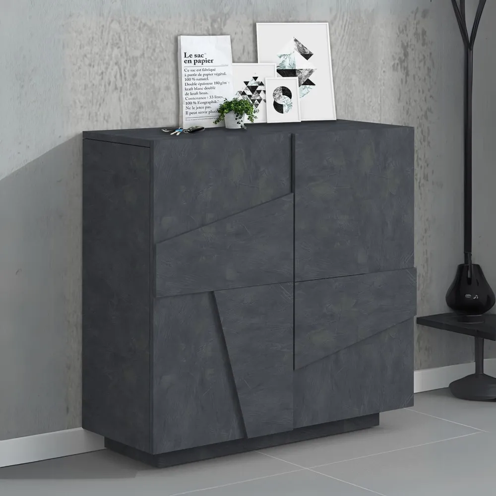 Scarpiera 81x86x38 cm Bianco Laccato Lucido Design Moderno e Funzionale - Web