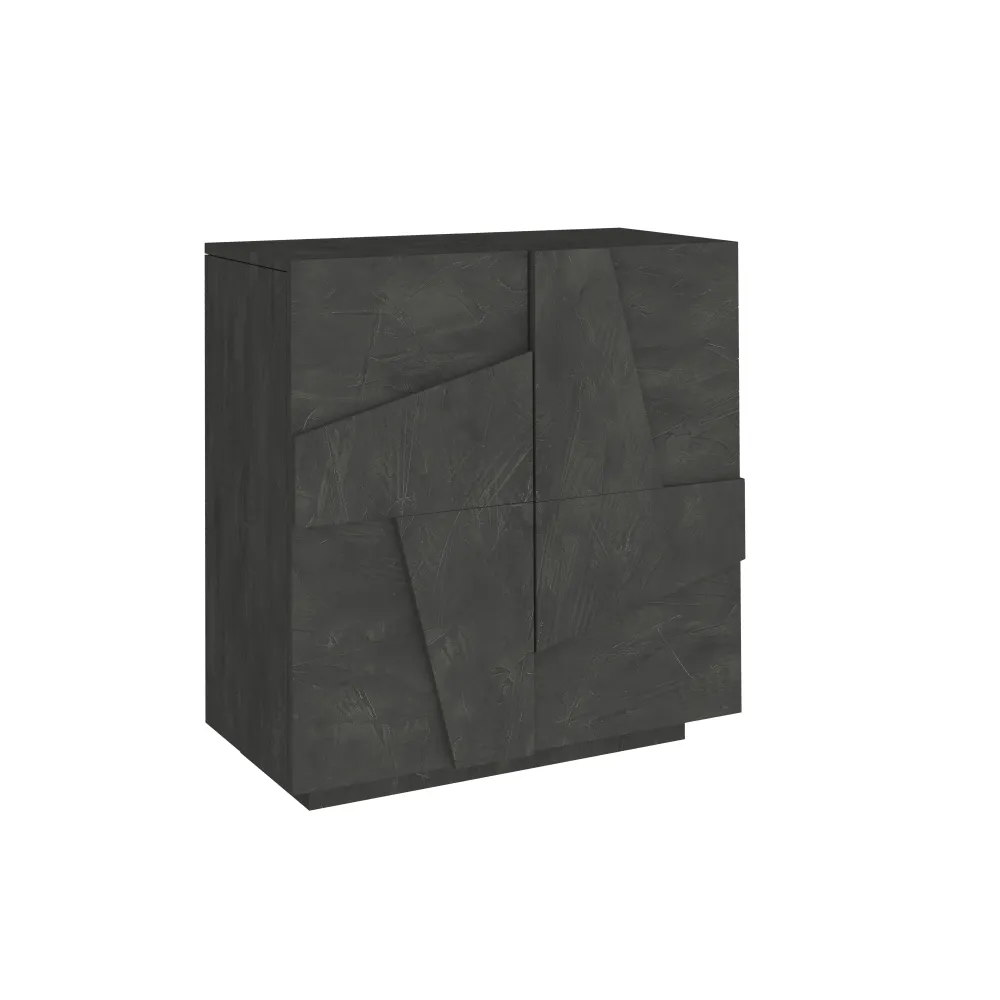 Scarpiera 81x86x38 cm Bianco Laccato Lucido Design Moderno e Funzionale - Web