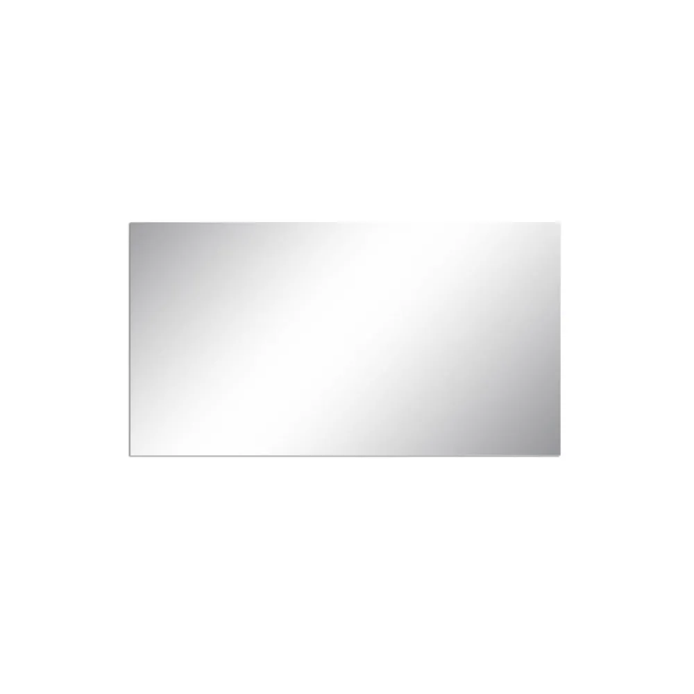 Specchiera 80x50 Bianco Laccato Dettaglio Cemento Bronx - Web