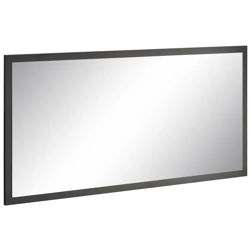 Specchiera 120x60 Bianco Lucido Design Elegante - Harry