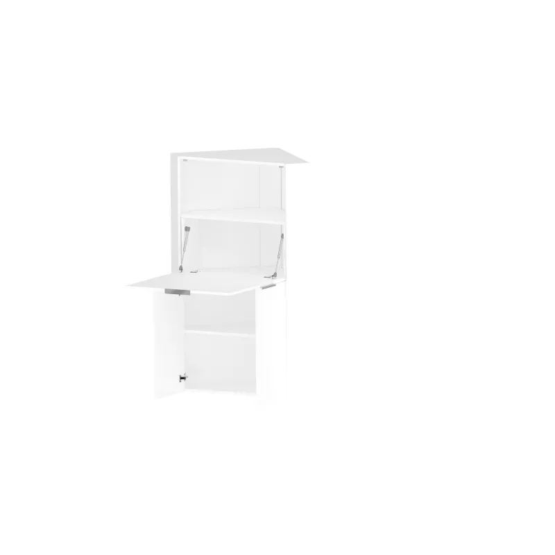 Scrivania 70x57x140 cm Bianco Richiudibile Angolare Salvaspazio - Mary