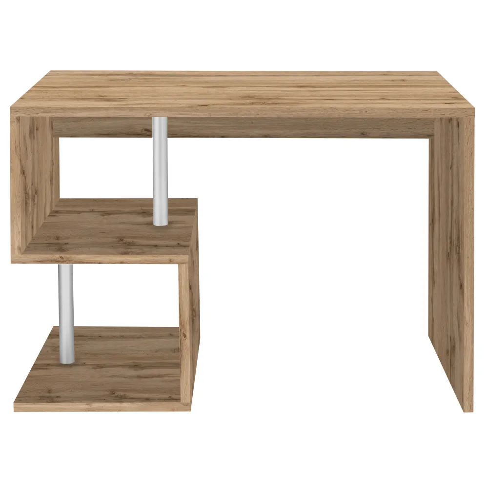 Scrivania Ufficio L.100xP.50xH.77.5 cm Wotan con Design Moderno ed Elegante - Zeta