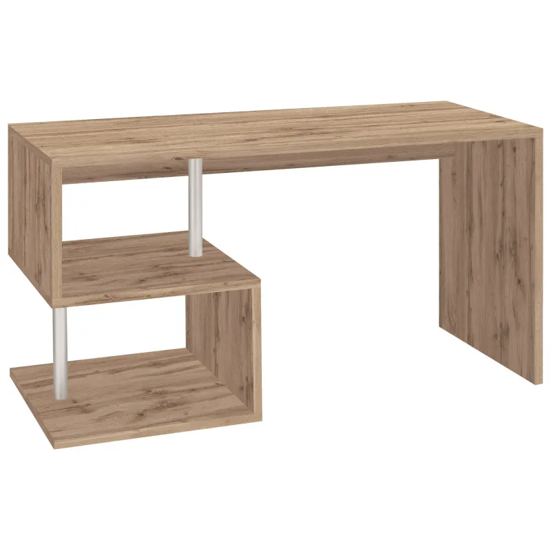 Scrivania Ufficio 140x60x77.5 cm Wotan con Design Moderno e Funzionale - Zeta