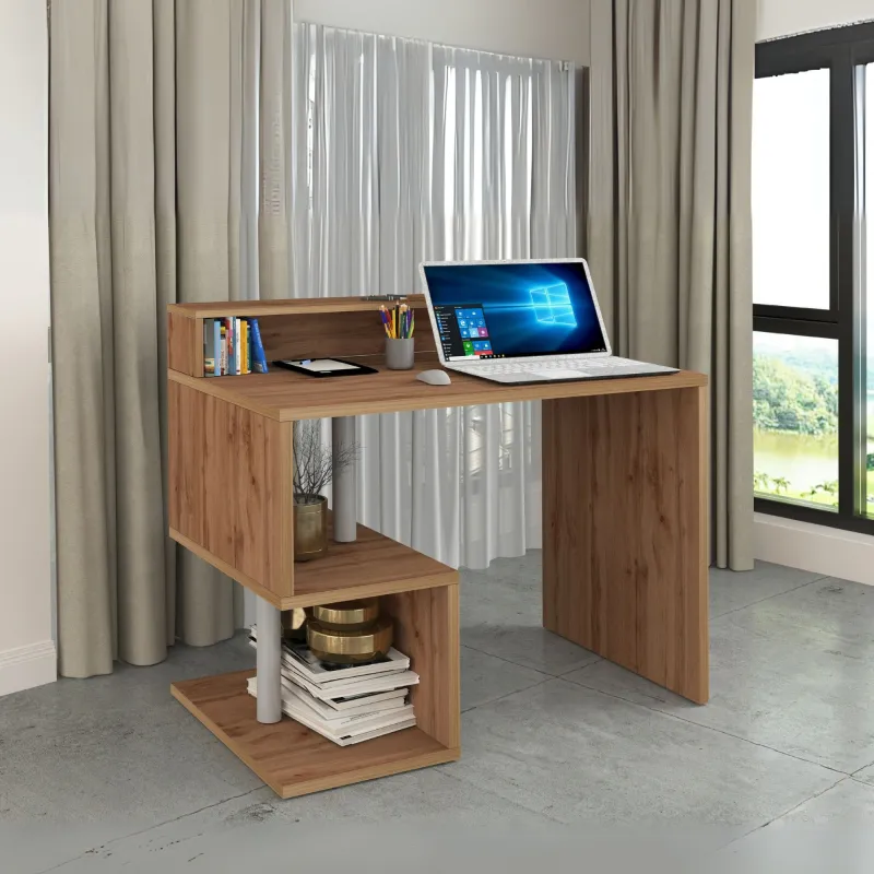 Scrivania Ufficio L.100xP.50xH.92.5 cm Wotan con Design Elegante e Funzionale - Zeta