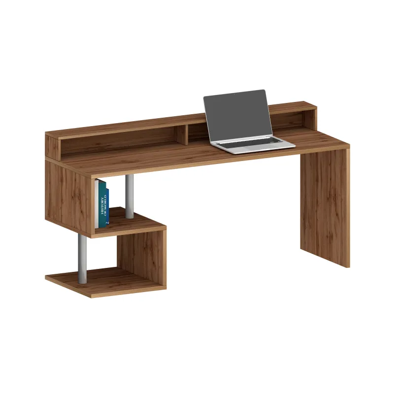 Scrivania Ufficio L.180xP.60xH.92.5 cm Wotan con Design Elegante e Funzionale - Zeta