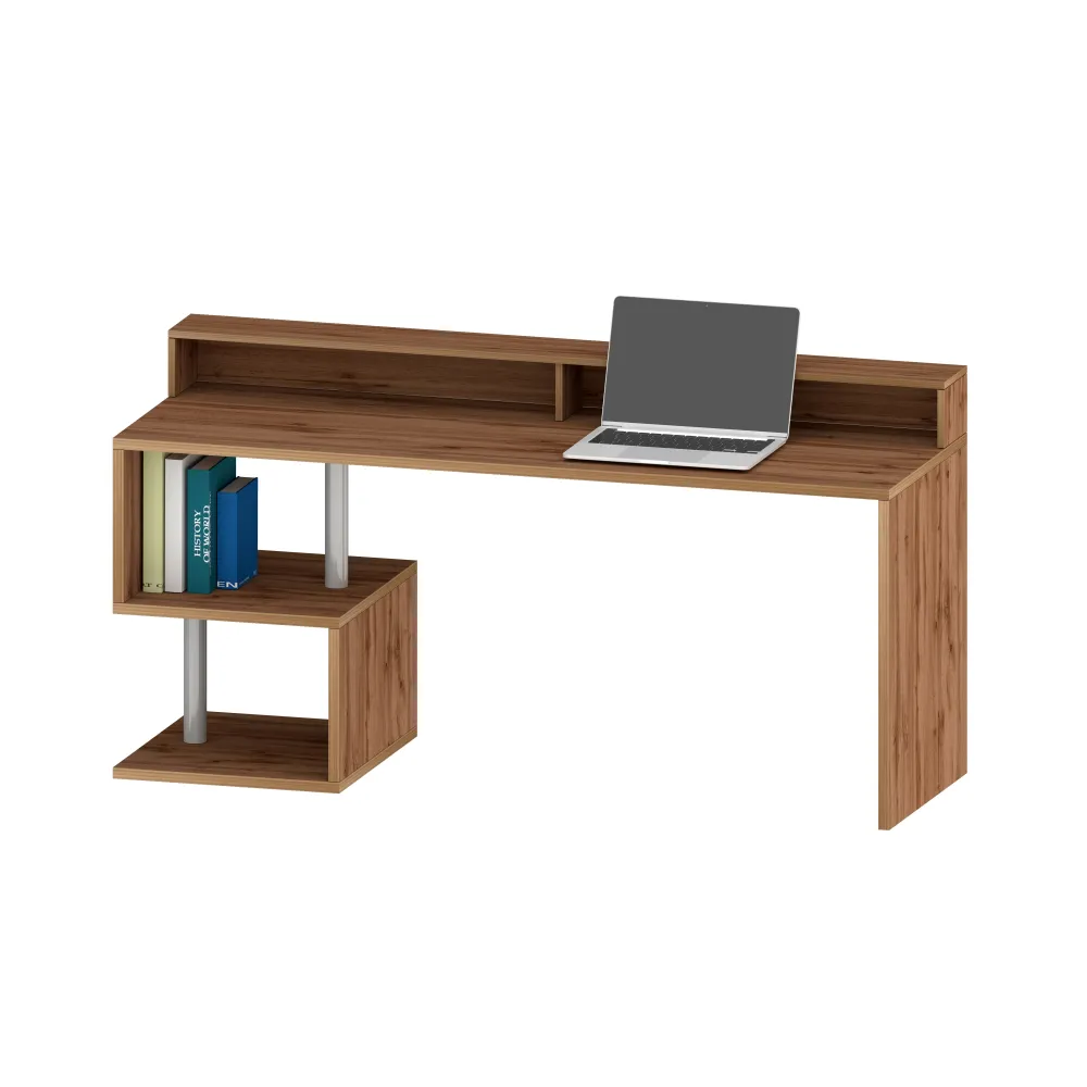 Scrivania Ufficio L.180xP.60xH.92.5 cm Wotan con Design Elegante e Funzionale - Zeta