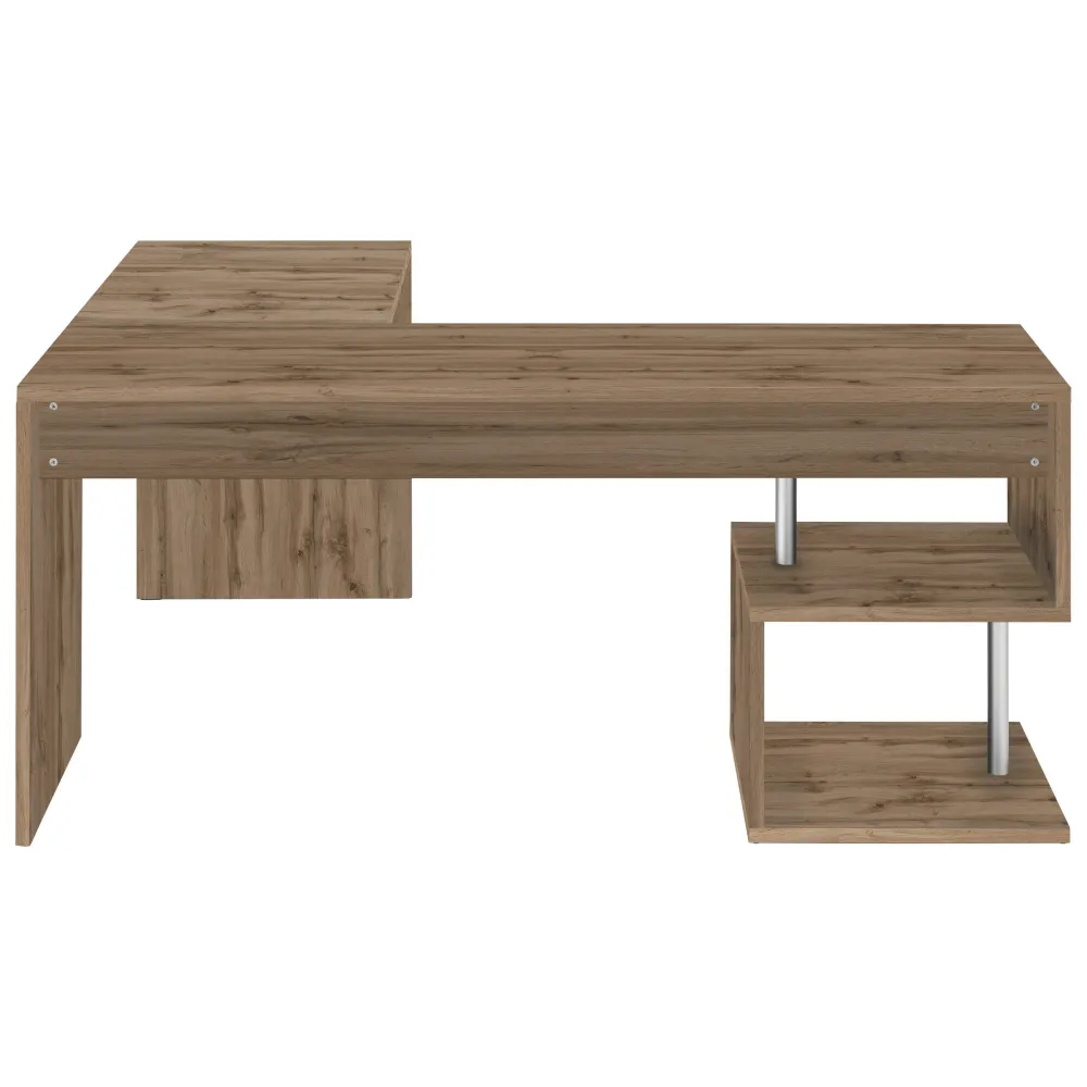 Scrivania Ufficio 160x60x77.5 cm Wotan con Design Moderno e Funzionale - Zeta