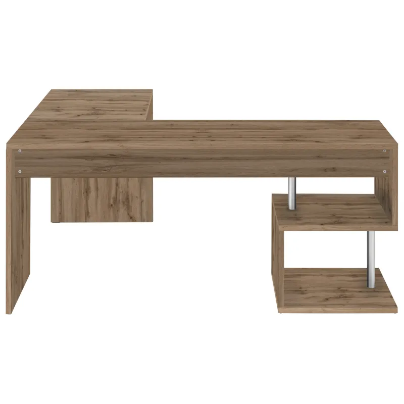 Scrivania Ufficio 160x60x77.5 cm Wotan con Design Moderno e Funzionale - Zeta