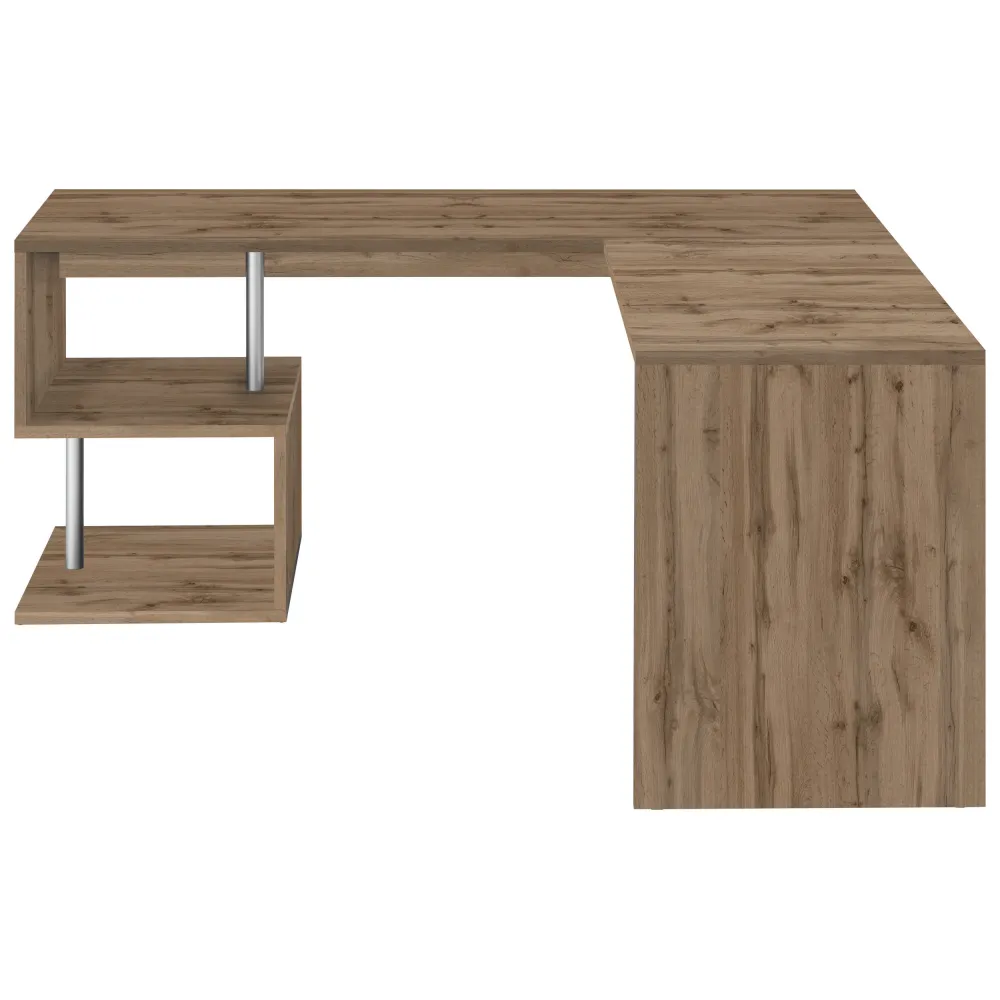 Scrivania Ufficio 160x60x77.5 cm Wotan con Design Moderno e Funzionale - Zeta
