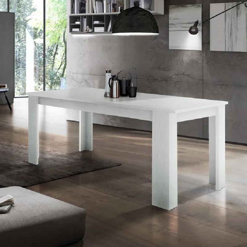 Consolle Allungabile 140x90x75 cm Larice Bianco - Eleganza per la Zona Giorno - Ancona