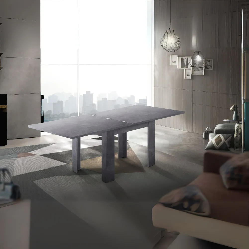 Consolle Allungabile 90x90x75 cm Ardesia - Eleganza e Funzionalità per la Zona Giorno - Ancona