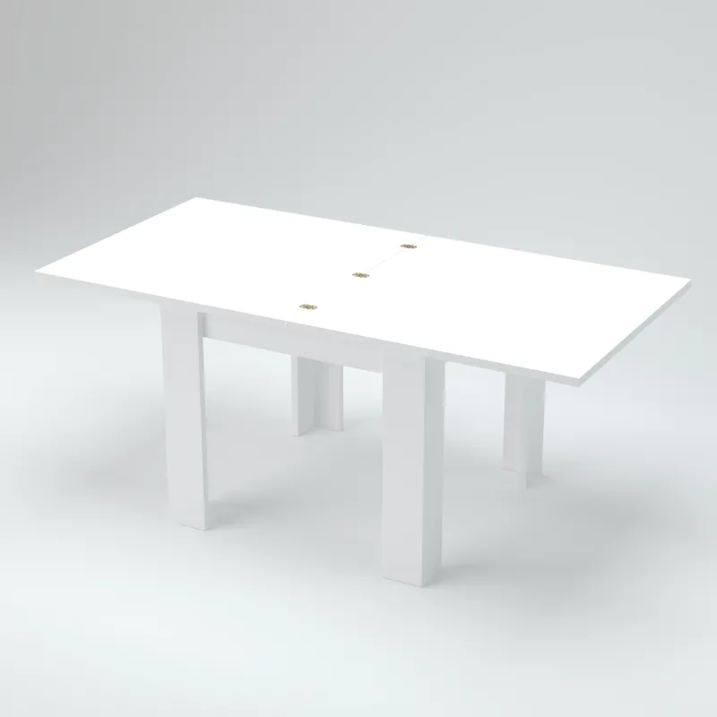 Consolle Allungabile 90x90x75 cm Cemento Bronx per Zona Giorno - Design Moderno ed Elegante - Ancona
