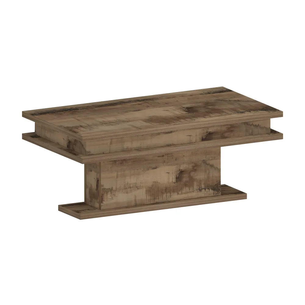 Tavolino da Salotto 100x55x42 cm Acero Pereira - Eleganza e Stile per la Tua Zona Giorno - Boss