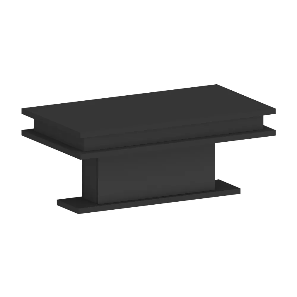 Tavolino da Salotto 100x55x42 cm Antracite Opaco con Design Moderno - Boss