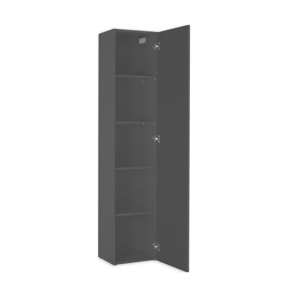 Pensile Antracite Opaco L.40xP.30xH.180 cm - Design Elegante e Moderno - York 2