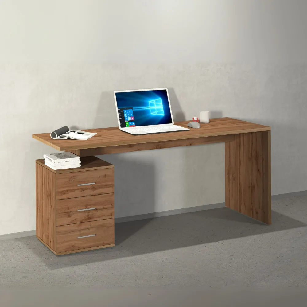 Scrivania Ufficio 160x60x75 cm Wotan con Design Moderno e Funzionale - New Luna 2