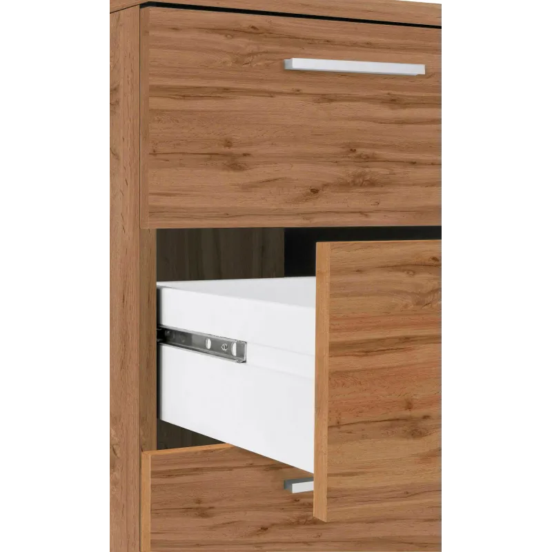 Scrivania Ufficio 160x60x75 cm Wotan con Design Moderno e Funzionale - New Luna