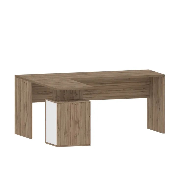 Scrivania Ufficio 180x60x75 cm Wotan con Design Elegante e Funzionale - New Luna