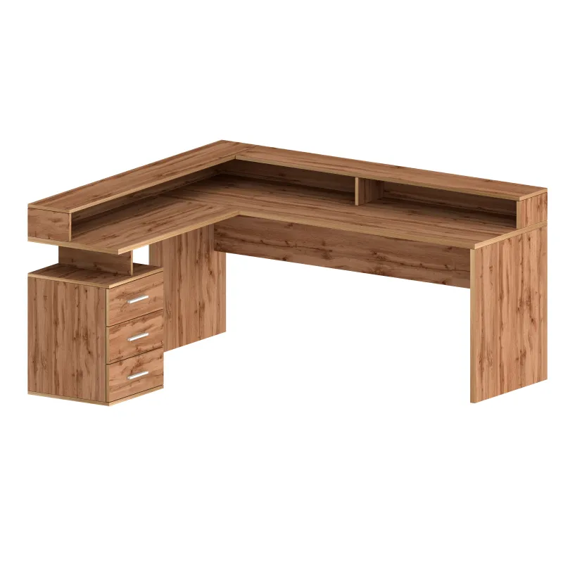 Scrivania Ufficio 160x60x90 cm Wotan con Design Moderno e Funzionale - New Luna