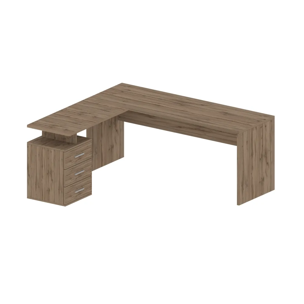 Scrivania Ufficio 180x60x75 cm Wotan con Design Elegante e Funzionale - New Luna