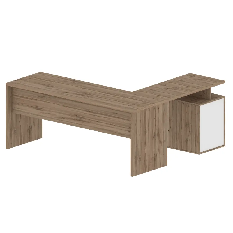 Scrivania Ufficio 180x60x75 cm Wotan con Design Elegante e Funzionale - New Luna