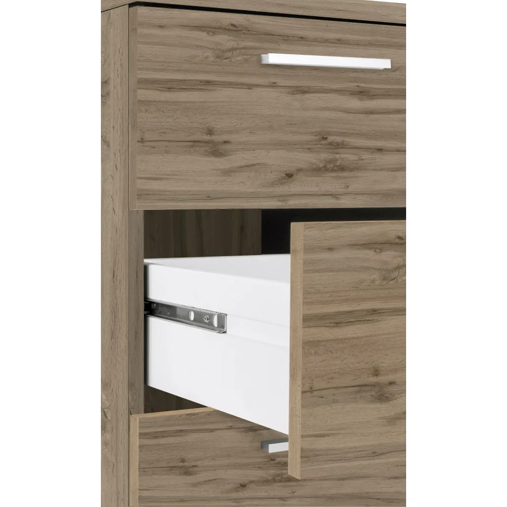 Scrivania Ufficio 180x60x75 cm Wotan con Design Elegante e Funzionale - New Luna