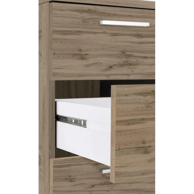 Scrivania Ufficio 180x60x75 cm Wotan con Design Elegante e Funzionale - New Luna