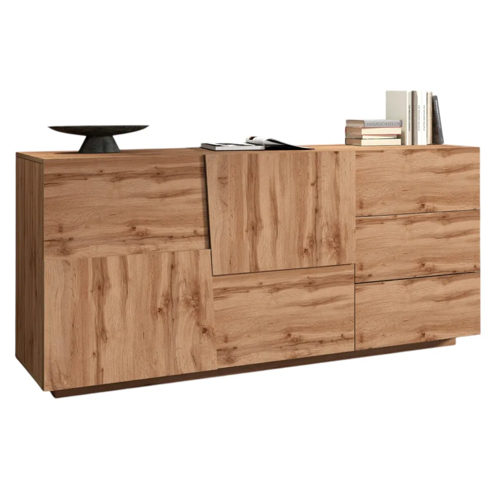 Credenza Rovere Wotan L.180xP.44xH.86 cm - Eleganza per la Zona Giorno - Urban 2