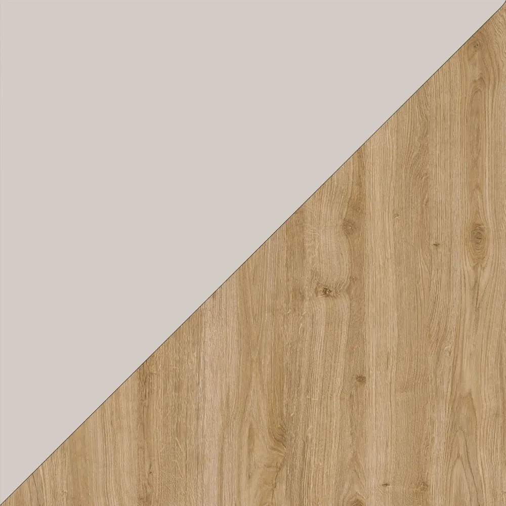 Madia 180x94x42 colore beige e rovere chiaro per soggiorno contemporaneo - Riviera