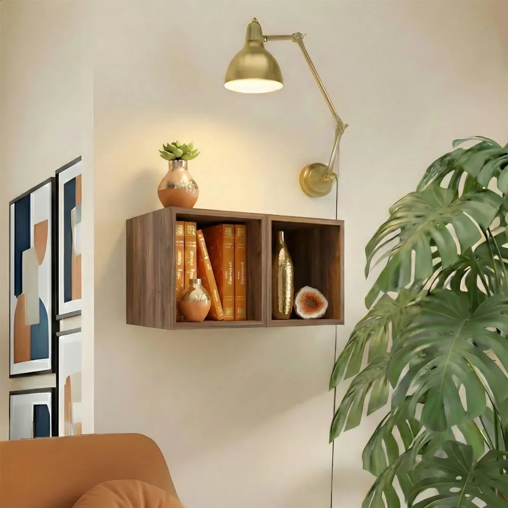 Coppia elementi a giorno Mercure 28x30x29 cm in melaminico - ETERNITY