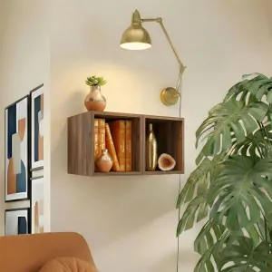 Coppia elementi a giorno Mercure 28x30x29 cm in melaminico - ETERNITY