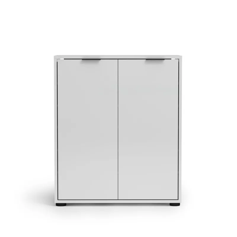 Scarpiera bassa 5 ripiani 72,5x36x86 cm bianco lucido - JOKER