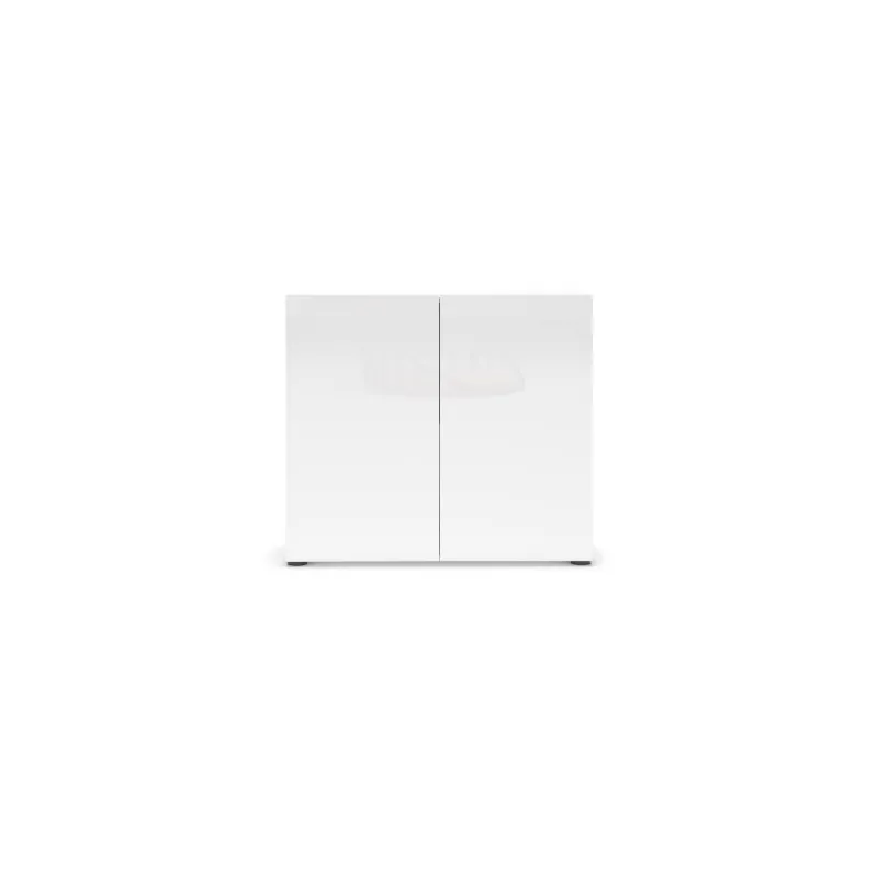 Madia 2 ante e 1 ripiano 90x38x79 cm bianco lucido - MASTER