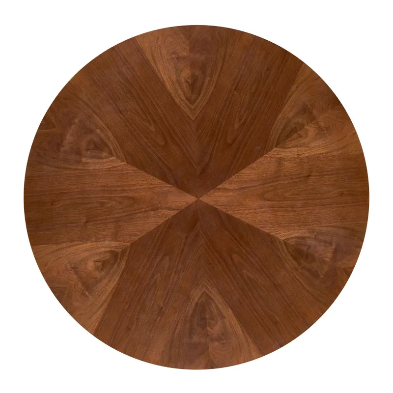 Tavolo 130x77 cm noce e nero - GUBBIO