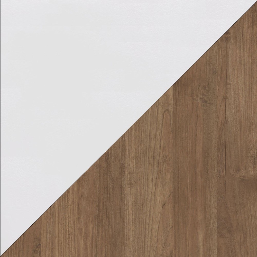 Madia 207×80×50 bianco opaco e Mercure Oak con 4 ante - Sky Madia 207×80×50 bianco opaco e Mercure Oak con 4 ante - Sky