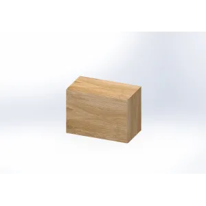Modulo cubotto 55×30×40 cadiz da terra con effetto cemento spatolato - ETERNITY