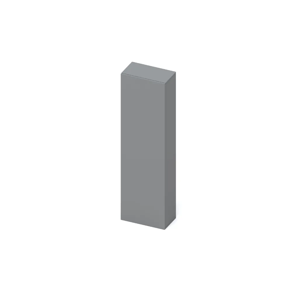 Colonna larga 54×30×186 ardesia con anta liscia e taglio contemporaneo - ETERNITY