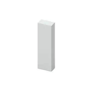 Colonna larga 54×30×186 gesso con anta intera e finitura opaca - ETERNITY