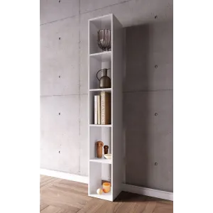 Vano a giorno 28×28×186 bianco lucido da terra con struttura stretta - ETERNITY