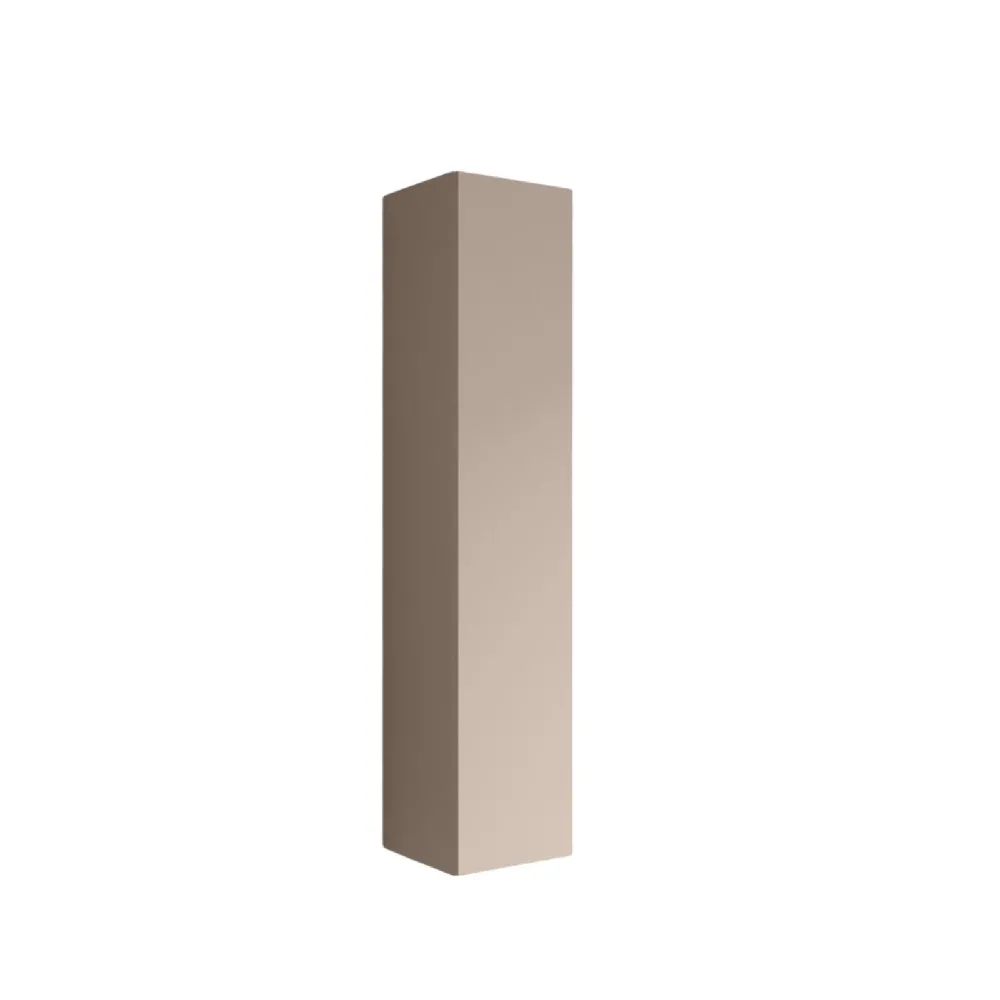 Elemento verticale 29×30×138 cashmere con anta liscia e finitura opaca - ETERNITY