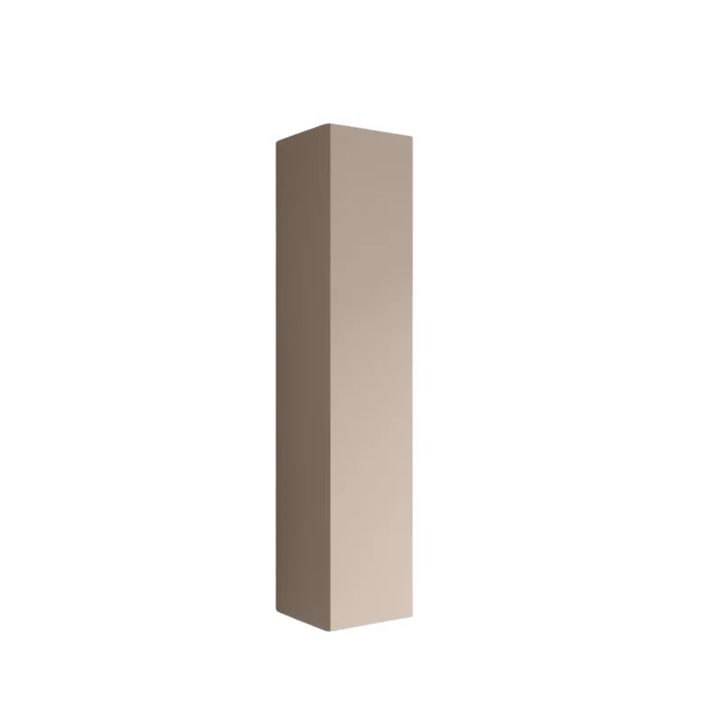 Elemento verticale 29×30×138 cashmere con anta liscia e finitura opaca - ETERNITY
