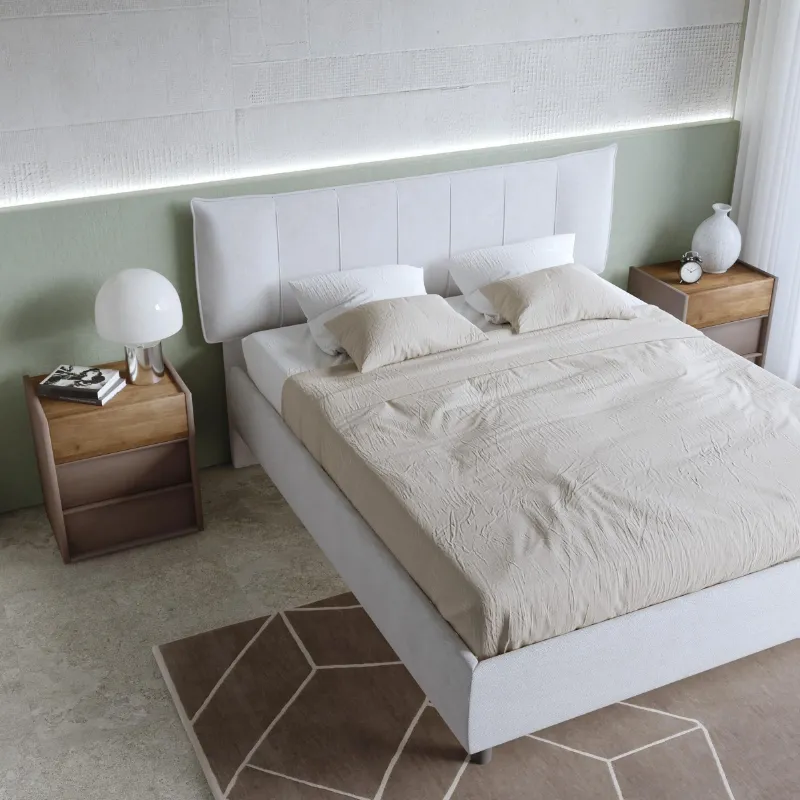 Coppia comodini 52×58×40 bronzo e Mercure con 3 cassetti - ZENITH