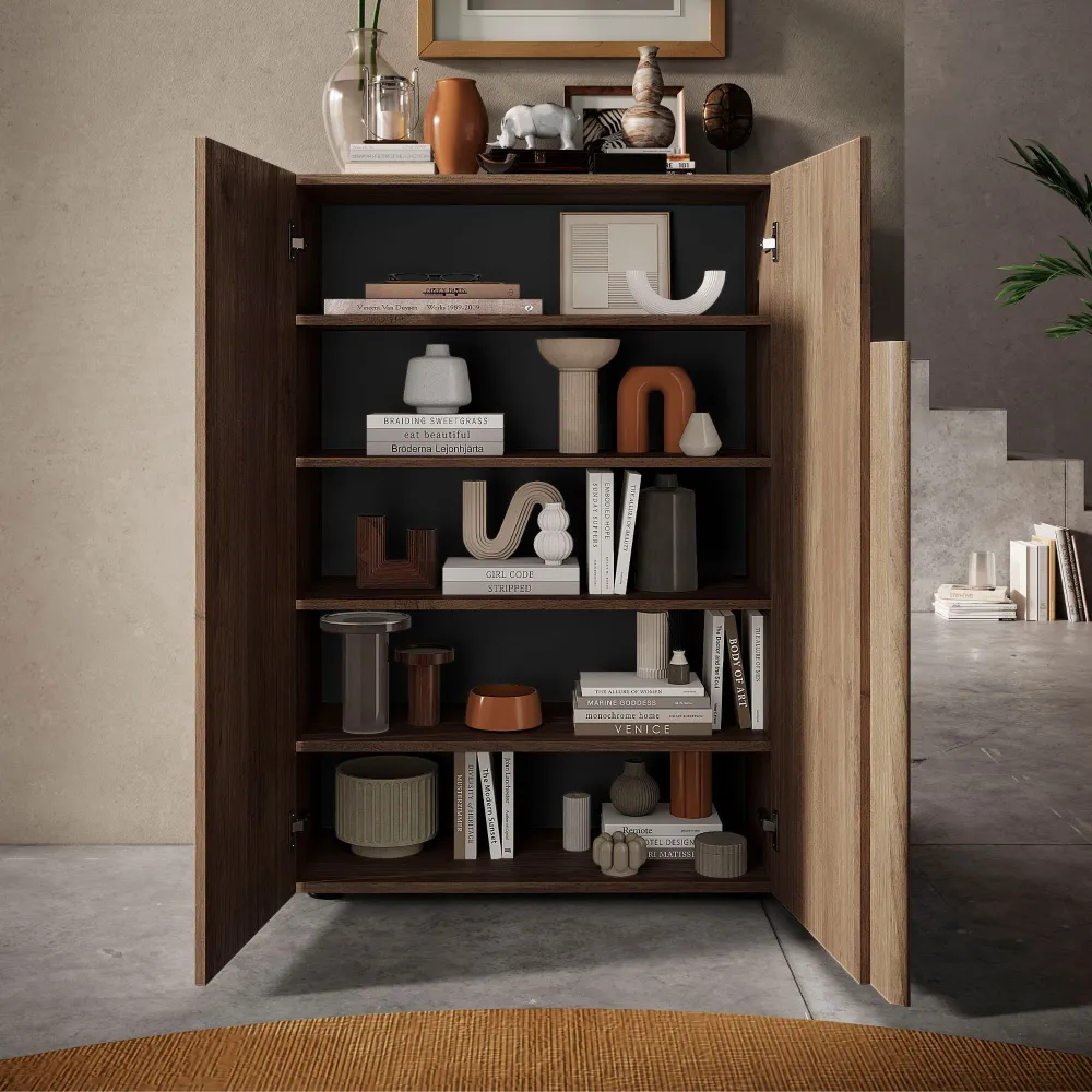 Modulo multiuso 78×116×35 Mercure con 4 ripiani - JUPITER 2