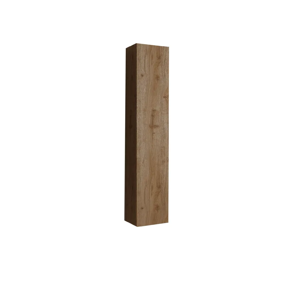 Colonna 25×138×26 cm bianco lucido / Cadiz Oak - HAMBURG 2