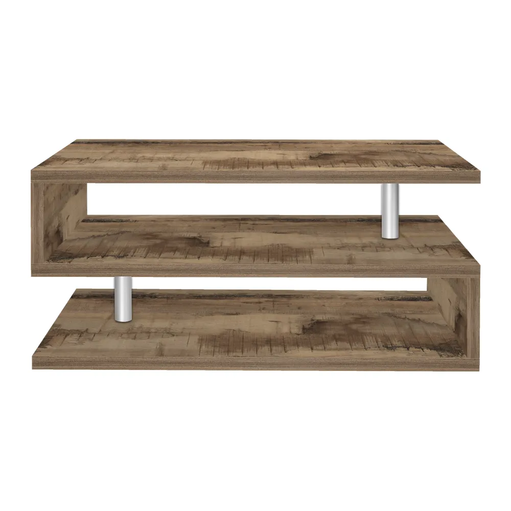 Tavolino 90 cm Antracite Opaco Moderno Versatile - Zeta